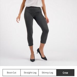 NEW Betabrand Gray Crop Pants